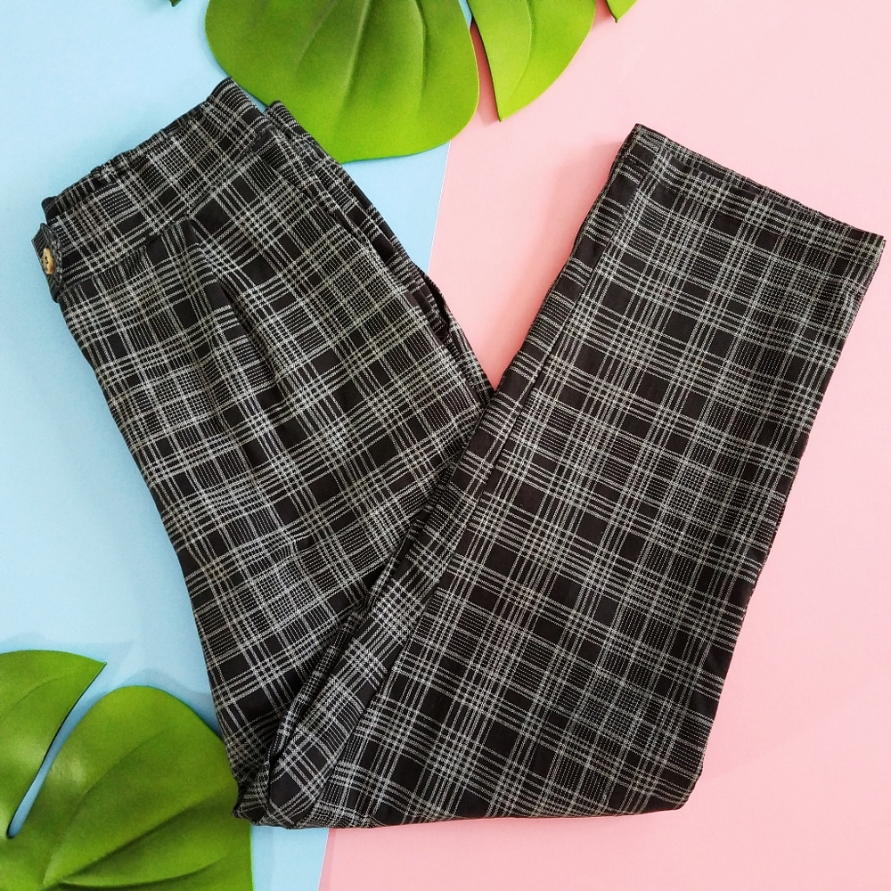 Cotton On High Rise Stripe Tapered Pants